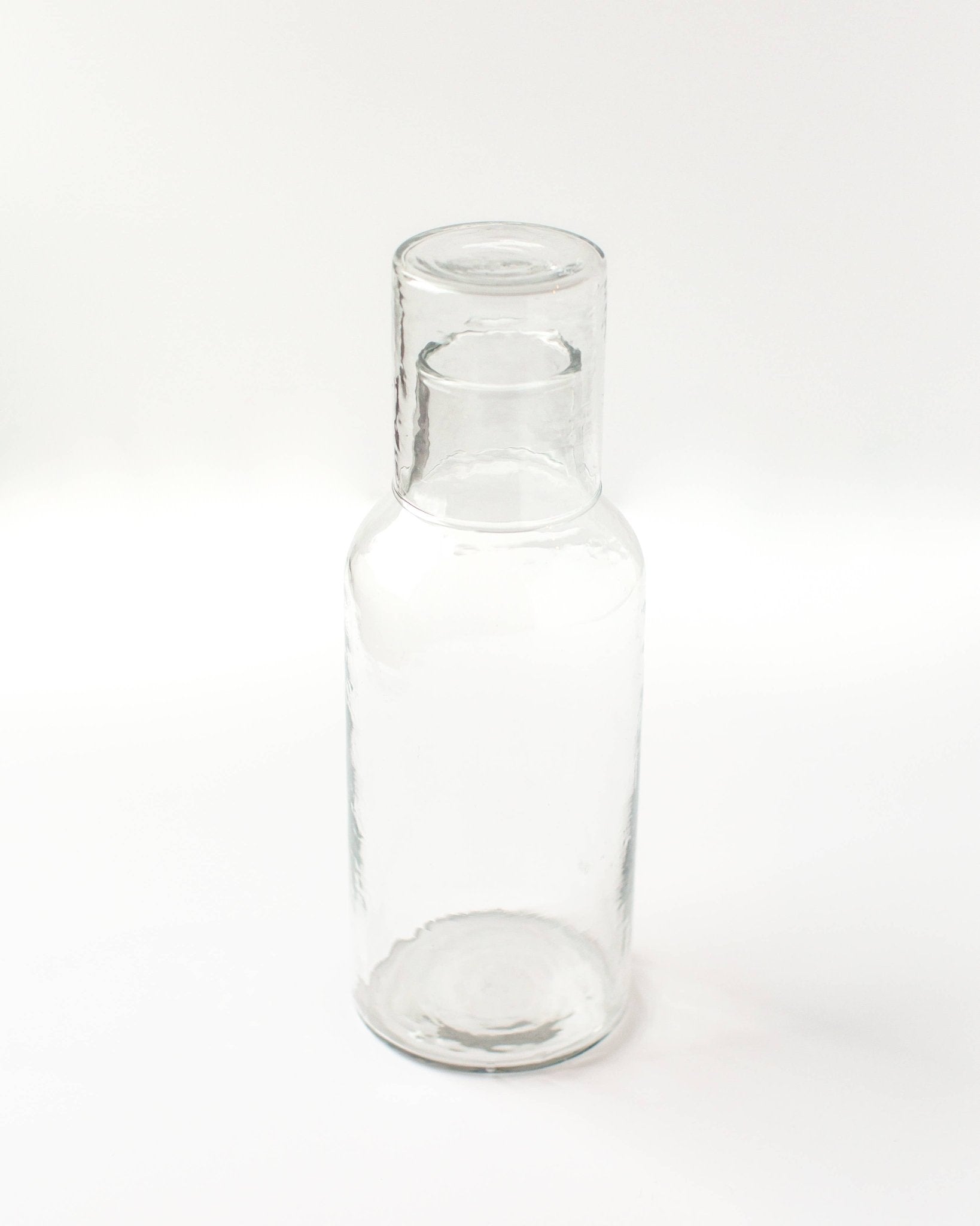 Handblown Hammered Glass Carafe - The Collective Park City