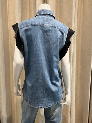 Hank Vintage Western Shirt w/Ruffles - The Collective Park City