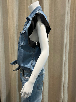 Hank Vintage Western Shirt w/Ruffles - The Collective Park City