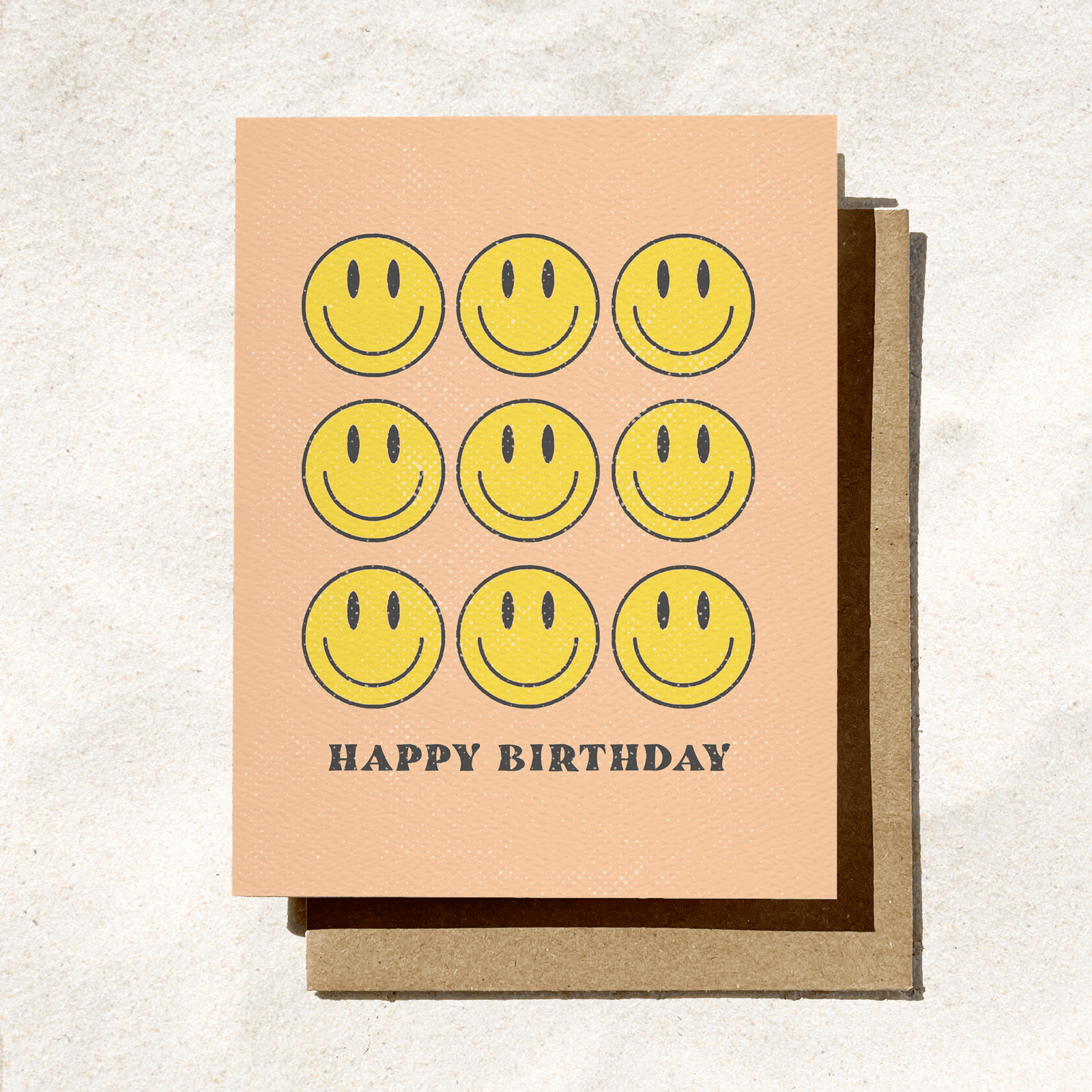Happy Birthday Smiley Card - The Collective Park City