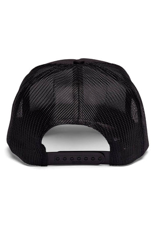 Happy Face Trucker Hat - Black - The Collective Park City