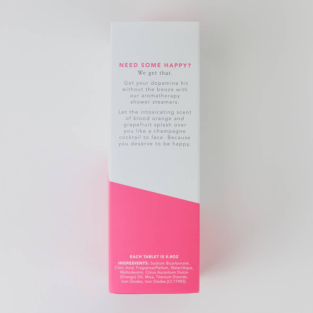 Happy Hour Shower - Shower Steamers - Blood Orange Grapefruit - The Collective Park City