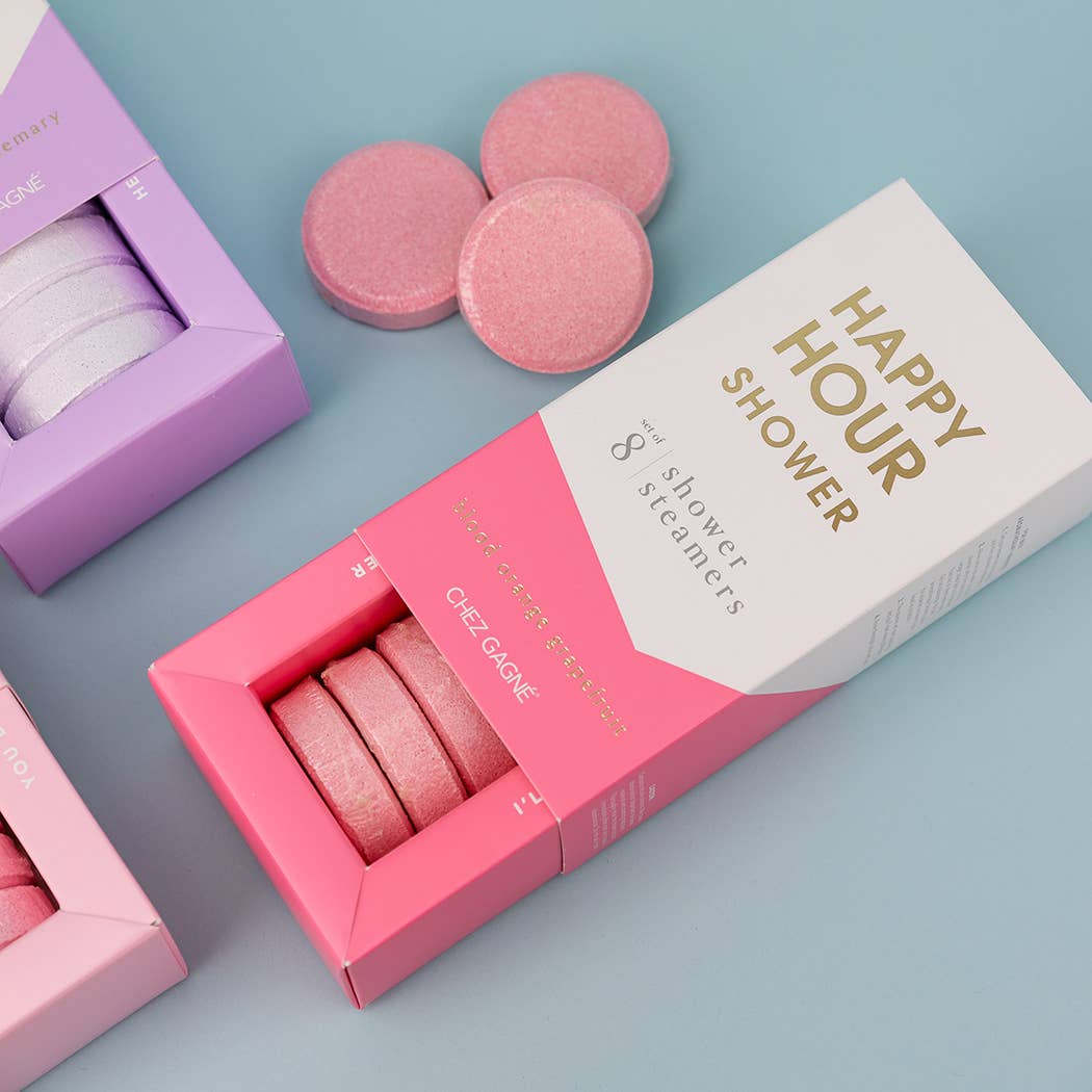 Happy Hour Shower - Shower Steamers - Blood Orange Grapefruit - The Collective Park City