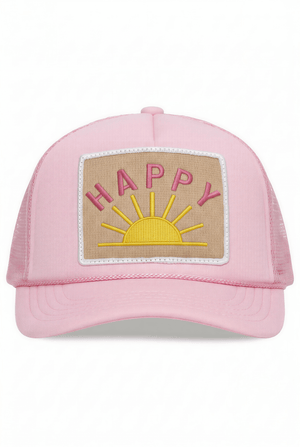 Happy Sun Trucker Hat - The Collective Park City