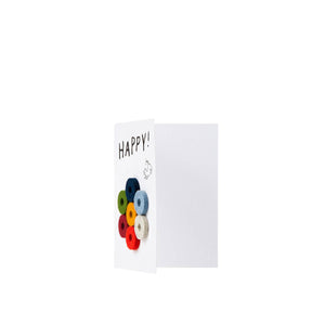 Happy Wine-Ote's Merino Wool Felt Wine Marker Note Card - The Collective Park City