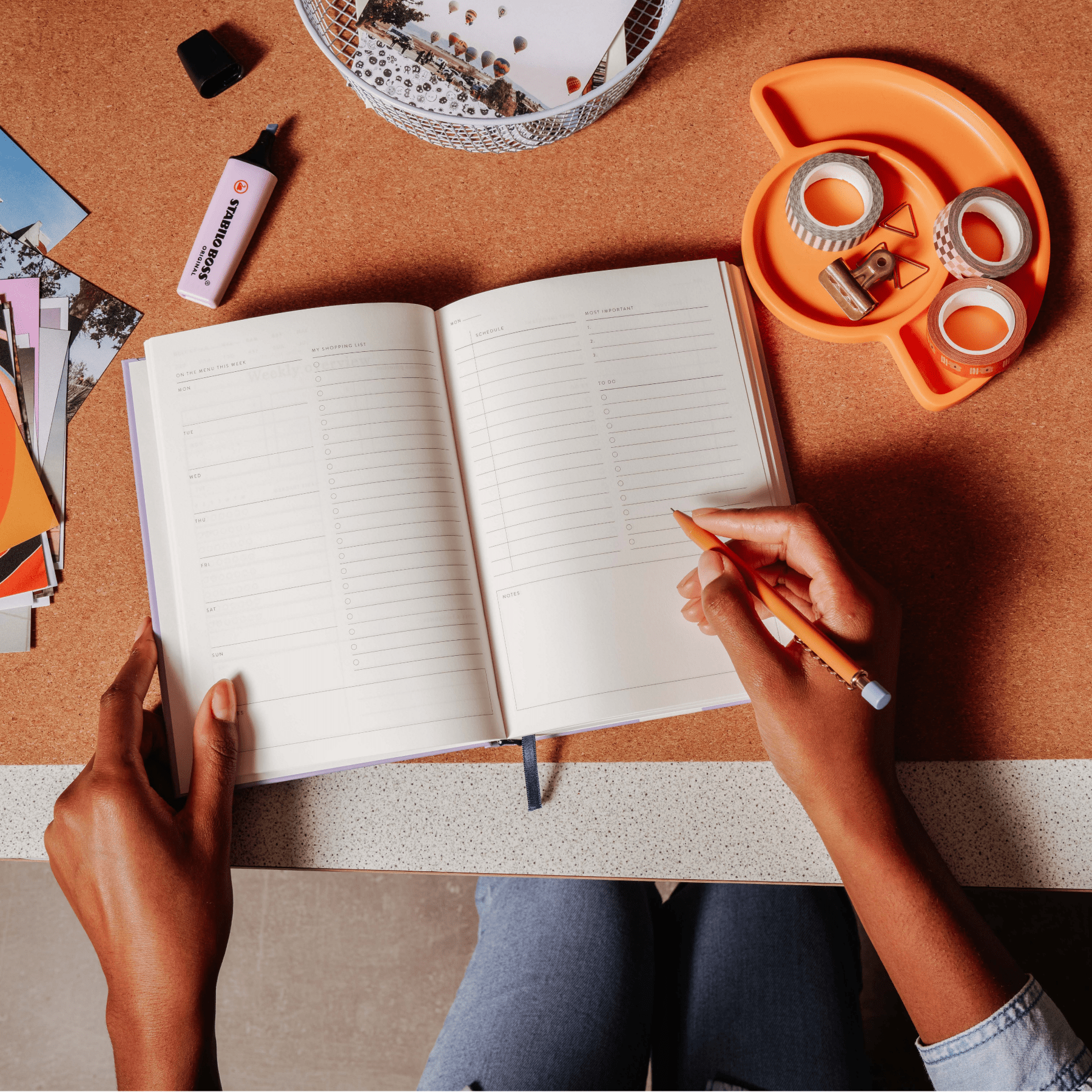 Hardcover Undated Daily Planner - The Collective Park City