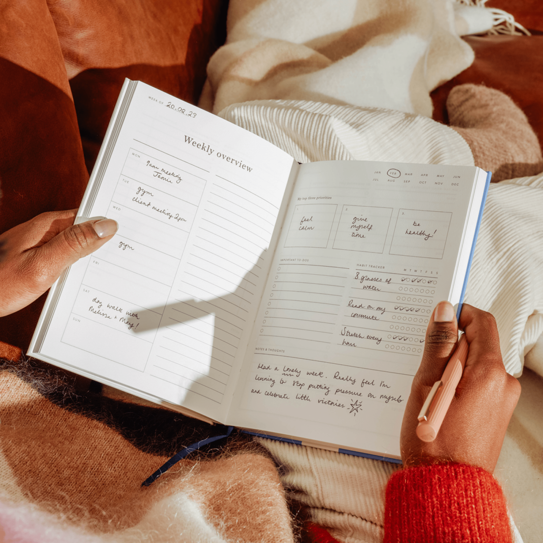 Hardcover Undated Daily Planner - The Collective Park City