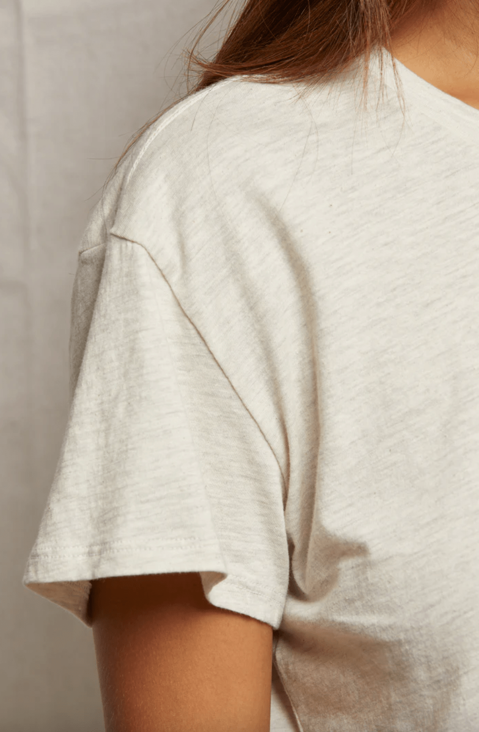Harley Boxy Crew Tee - Oatmeal - The Collective Park City