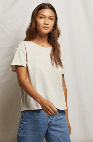 Harley Boxy Crew Tee - Oatmeal - The Collective Park City