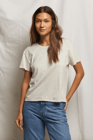 Harley Boxy Crew Tee - Oatmeal - The Collective Park City