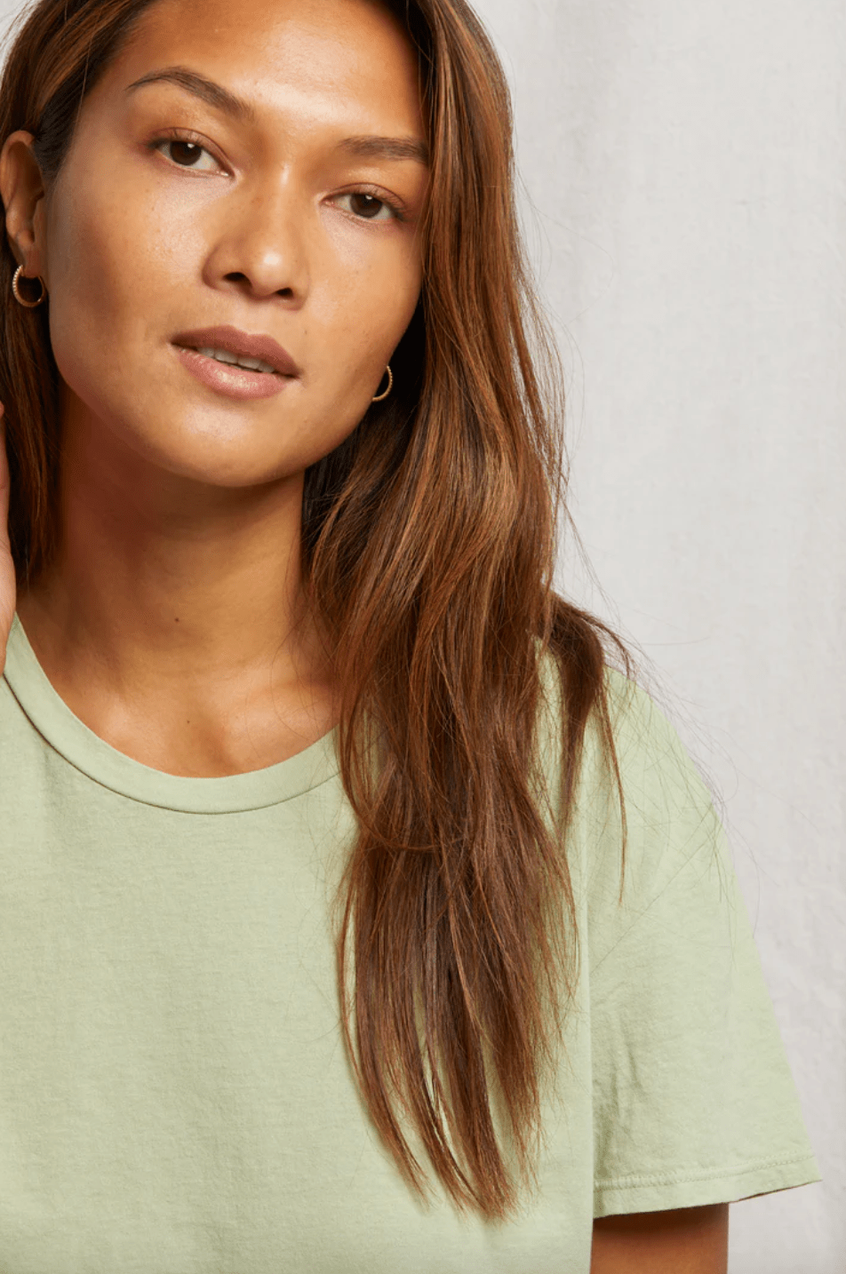 Harley Boxy Crew Tee - Pistachio - The Collective Park City
