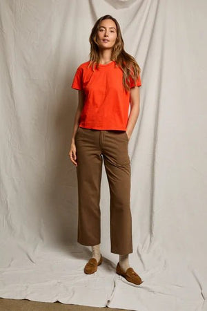 Harley Boxy Crew Tee - Tomato - The Collective Park City