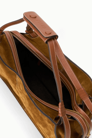 Harold Suede Bag - Tan - The Collective Park City