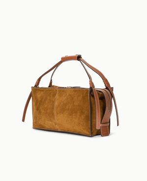 Harold Suede Bag - Tan - The Collective Park City