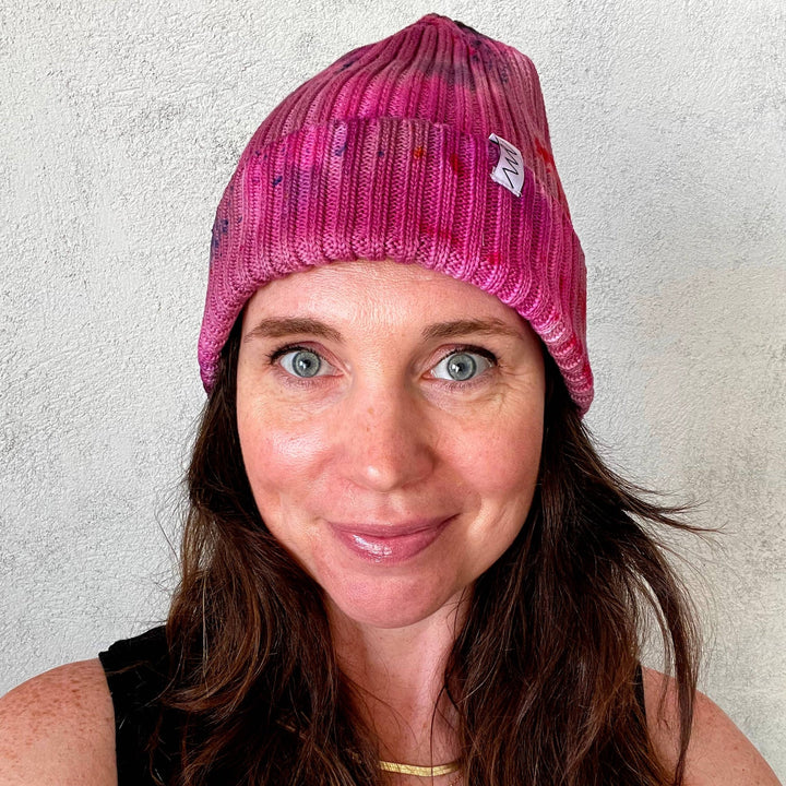 Heart Hand - dyed Beanie Hat - The Collective Park City
