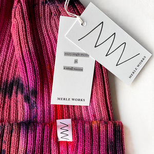 Heart Hand - dyed Beanie Hat - The Collective Park City