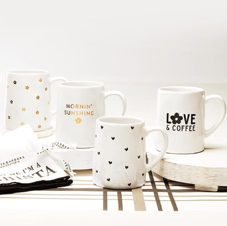 Hearts Tapered Mug - The Collective Park City