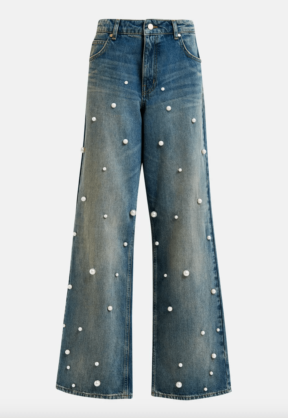 Held Pearl Embellished Jean - The Collective Park City