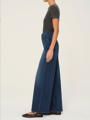 Hepburn Wide Leg Jeans - Stream Wash - The Collective Park City