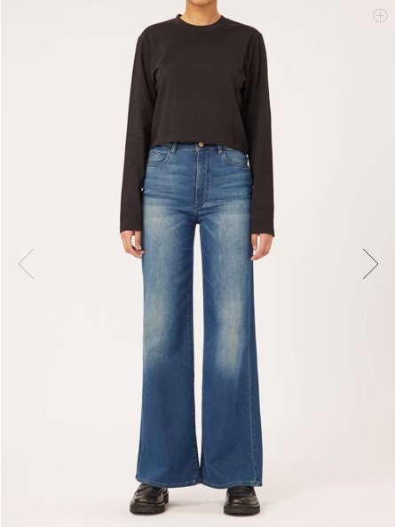 Hepburn Wide Leg Jeans - Vintage Orlena - The Collective Park City