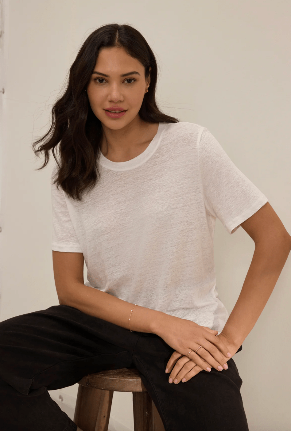 Heritage Linen Knit Tee by Cleo Wade - The Collective Park City