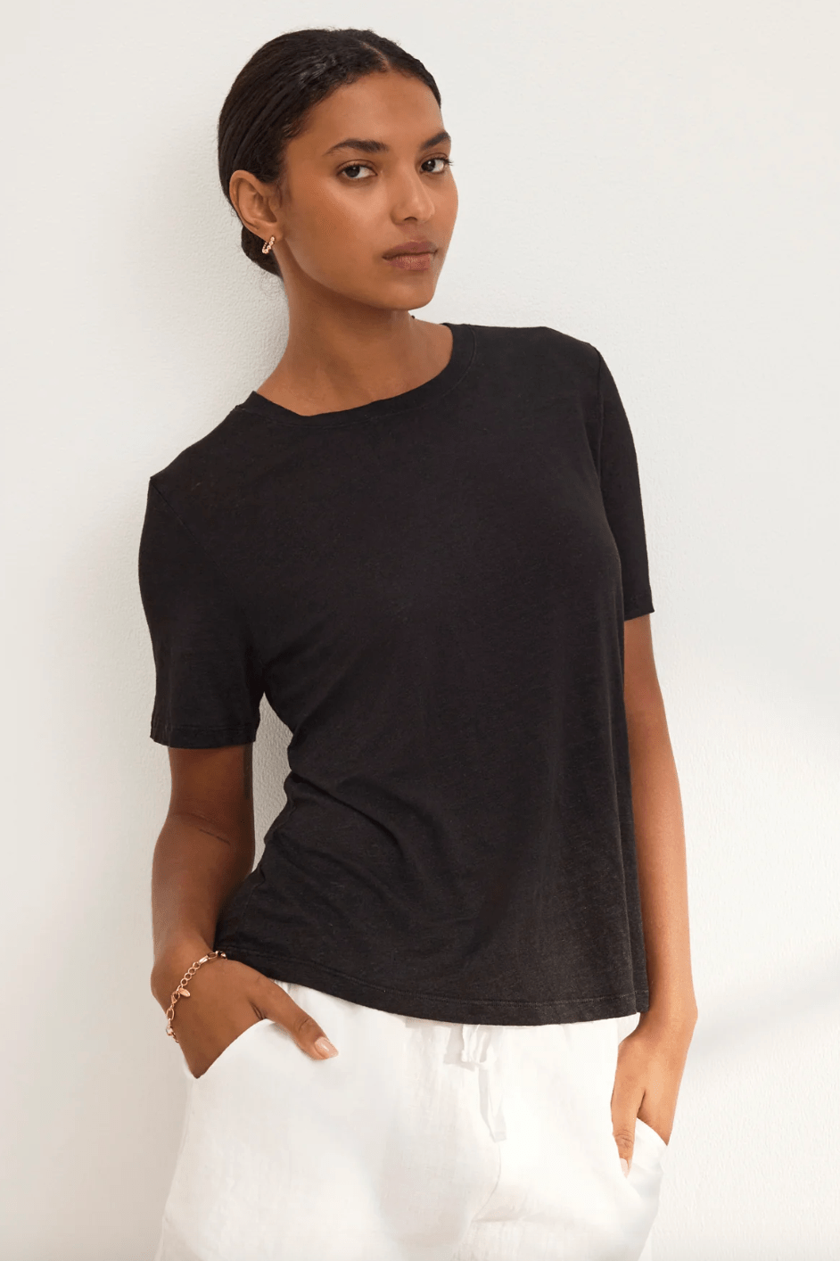 Heritage Linen Knit Tee by Cleo Wade - The Collective Park City