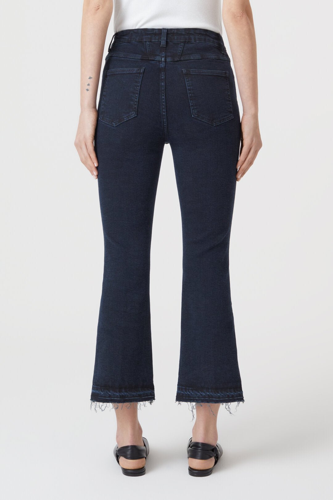 Hi - Sun High Waisted Crop Jean - Blue/ Black - The Collective Park City