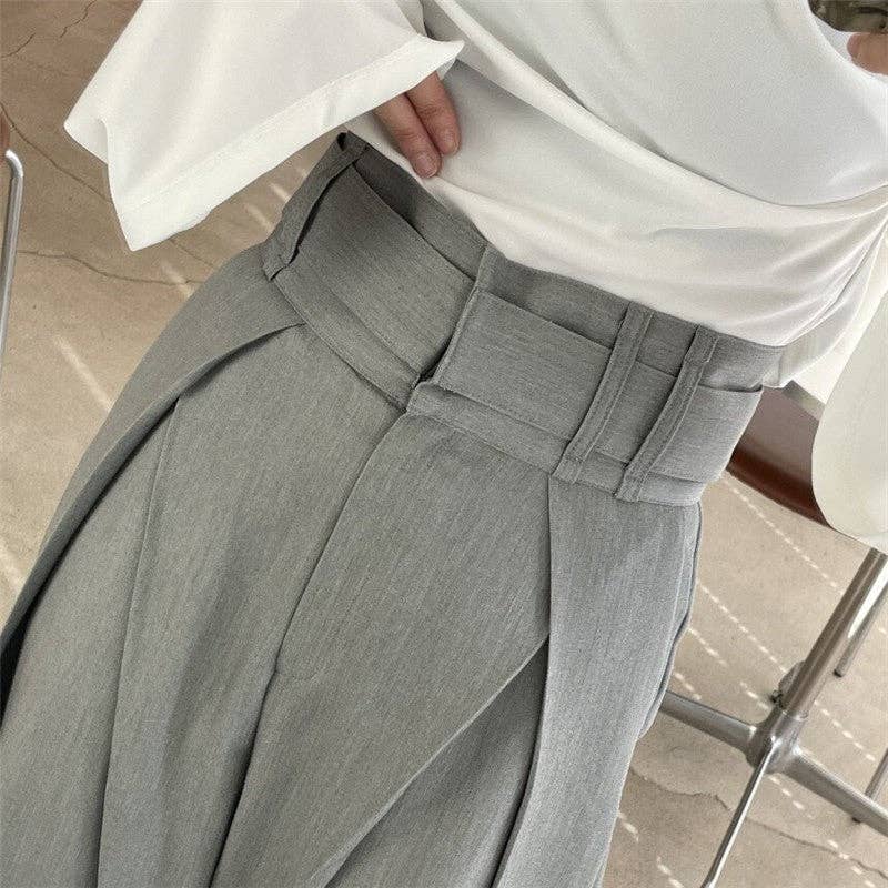 High - Waisted Wide - Leg Trouser Pant - The Collective Park City