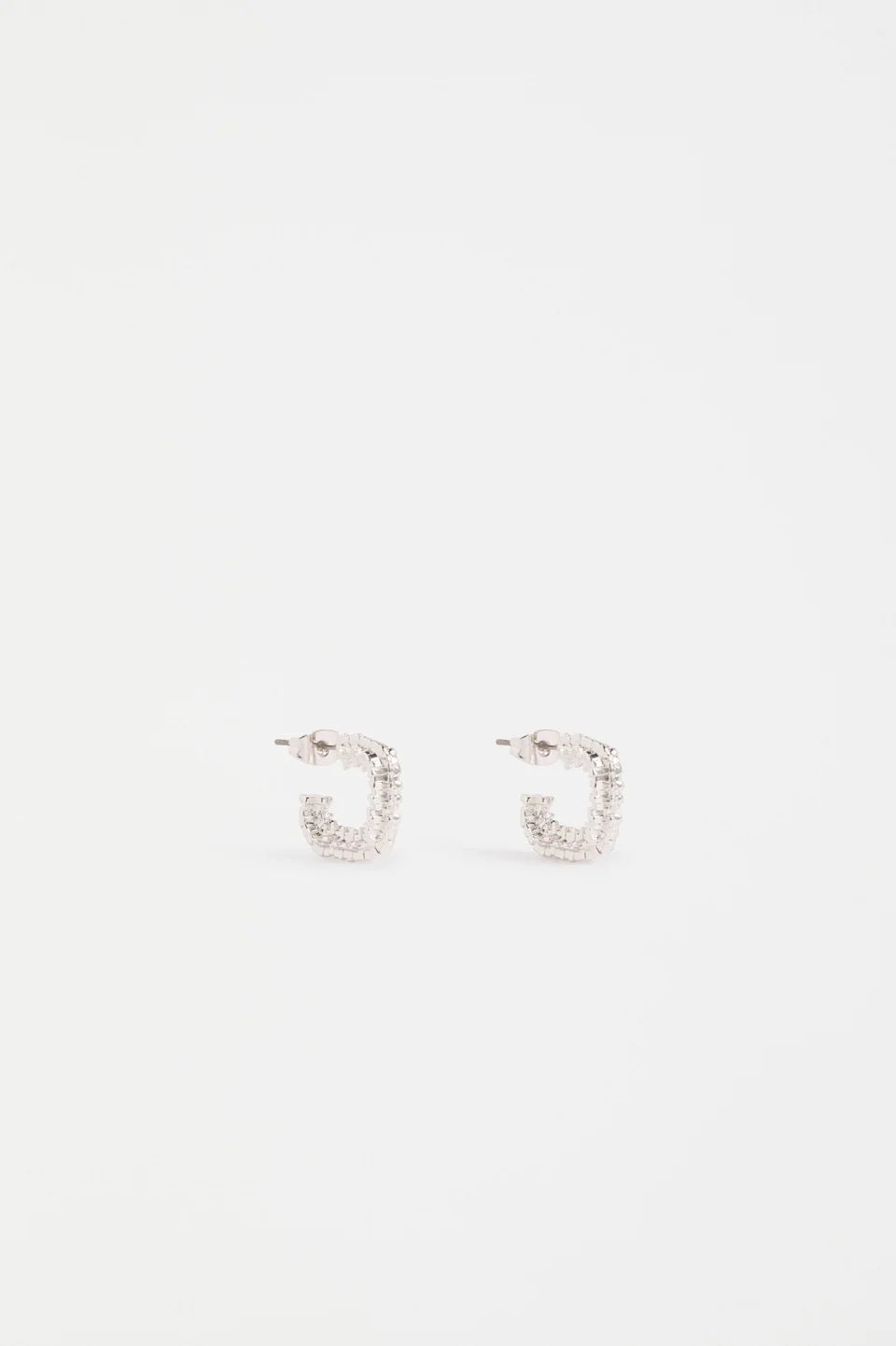 Hiva Mini-Hoop Earring - Silver - The Collective Park City