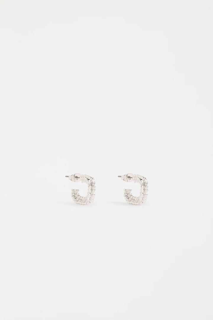 Hiva Mini-Hoop Earring - Silver - The Collective Park City
