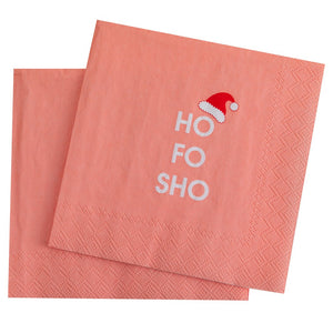 Ho Fo Sho - Holiday Cocktail Napkins - The Collective Park City