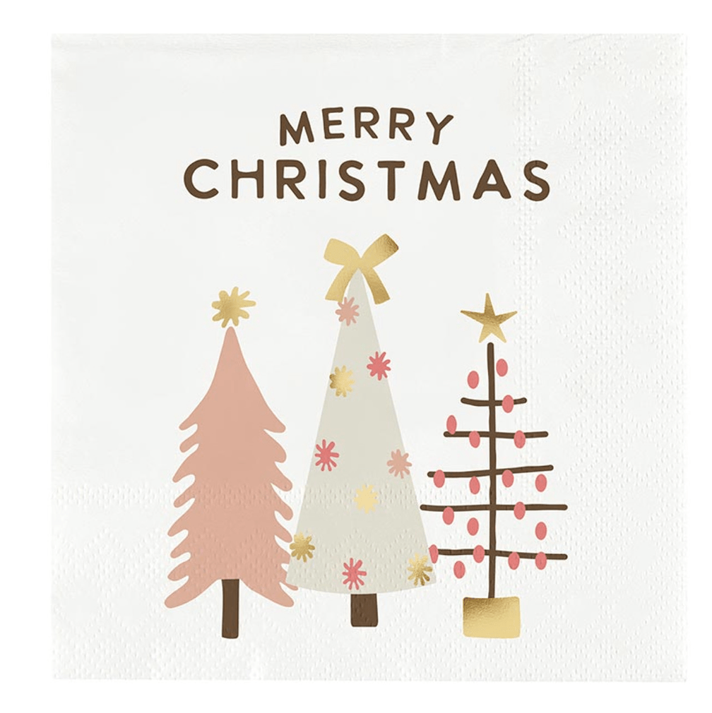 Holiday Ceramic Napkin Tray & Napkins - The Collective Park City