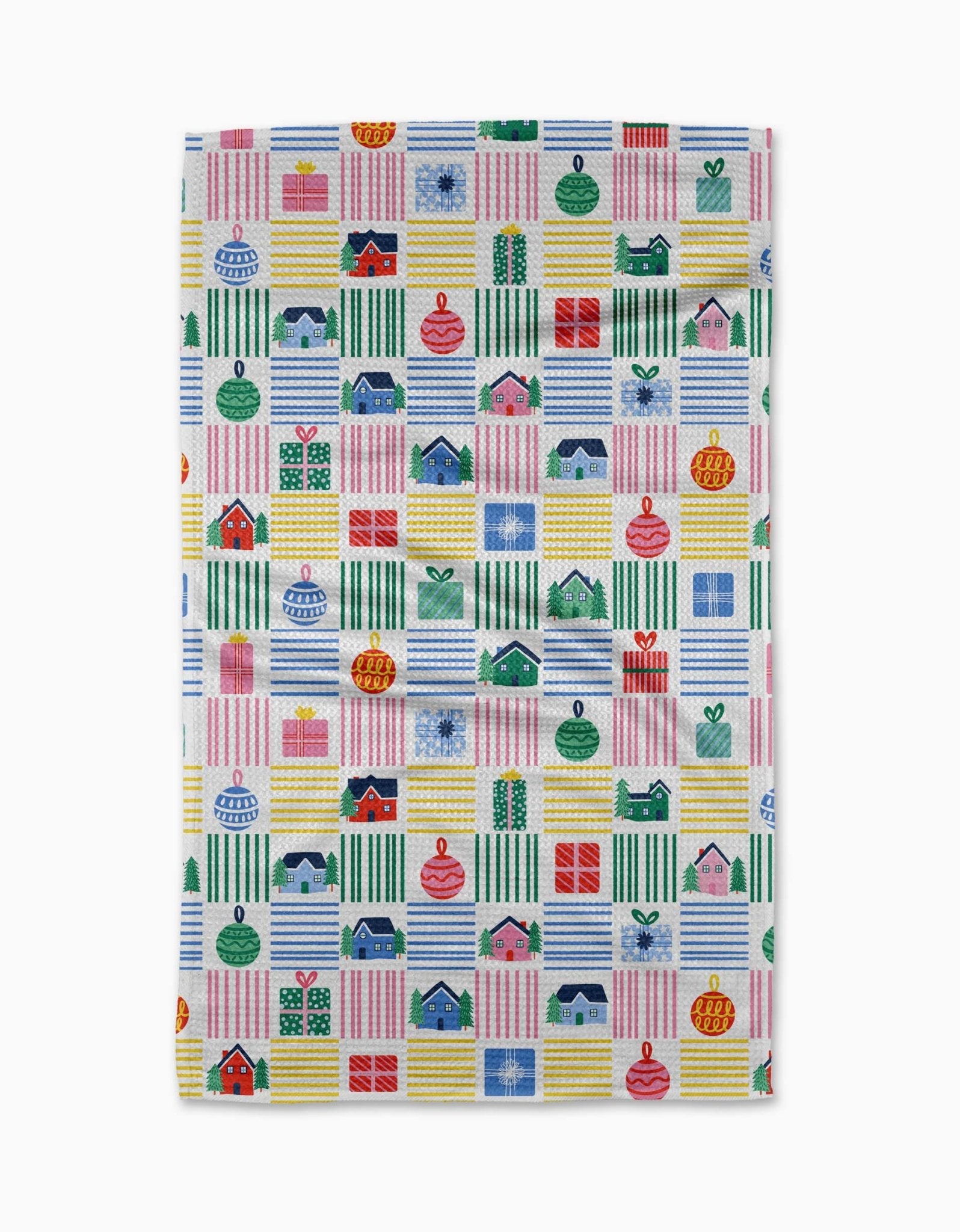 Holiday Checkered Tea Towel - The Collective Park City