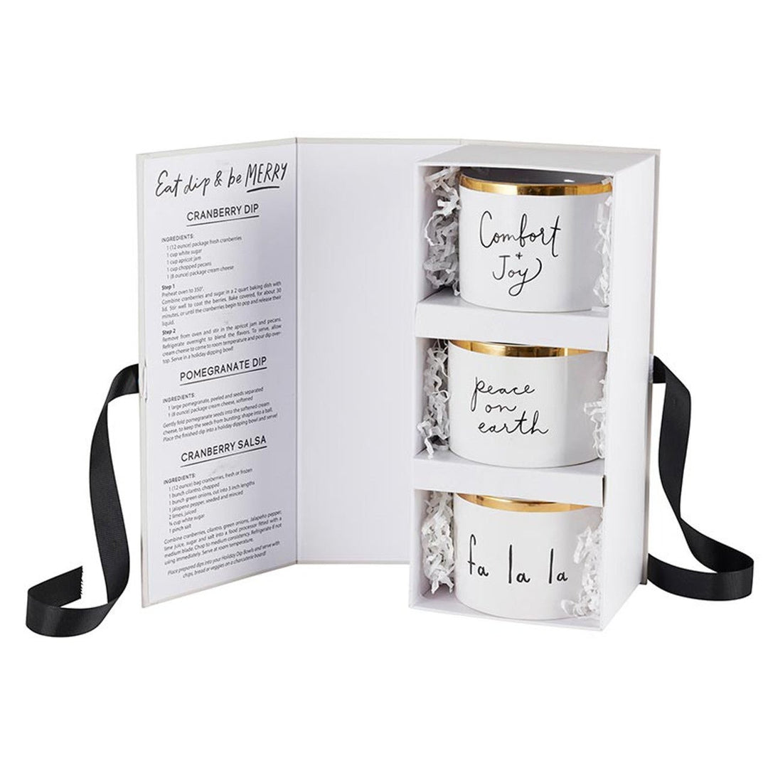 Holiday Dip Bowls - Gift Box - The Collective Park City