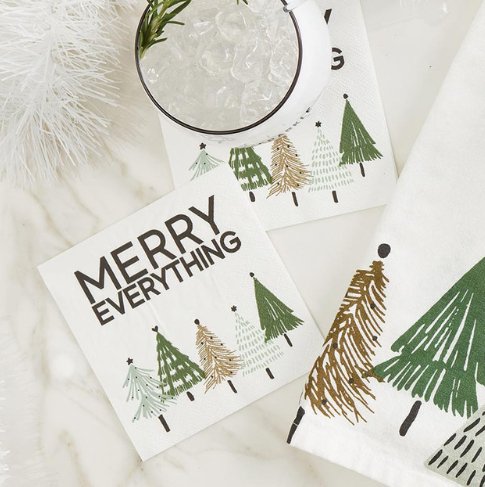 Holiday Paper Napkins - Merry Everything - The Collective Park City