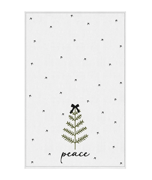 Holiday Tea Towel - Peace - The Collective Park City