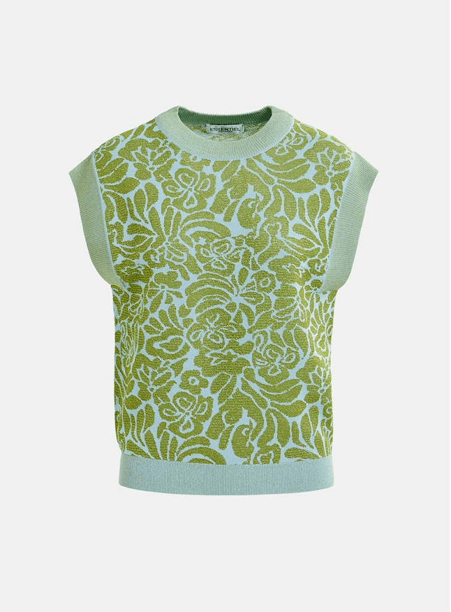 Homar Sleeveless Jacquard Top - The Collective Park City