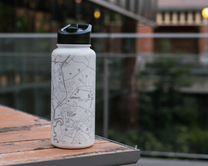Home Town Map 32 oz Insulated Hydration Bottle - The Collective Park City