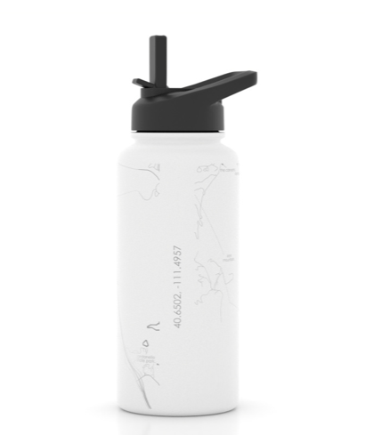 Home Town Map 32 oz Insulated Hydration Bottle - The Collective Park City