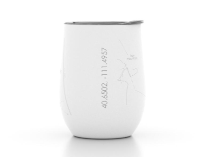 Hometown Park City Map - Insulated Wine Tumbler - The Collective Park City