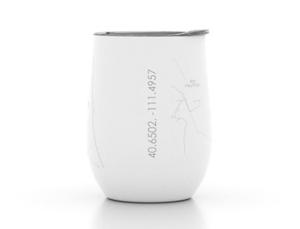 Hometown Park City Map - Insulated Wine Tumbler - The Collective Park City