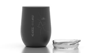 Hometown Park City Map - Insulated Wine Tumbler - The Collective Park City