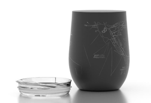 Hometown Park City Map - Insulated Wine Tumbler - The Collective Park City