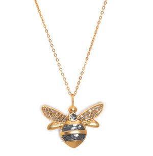 Honeybee Diamond Gold Vermeil Necklace - The Collective Park City