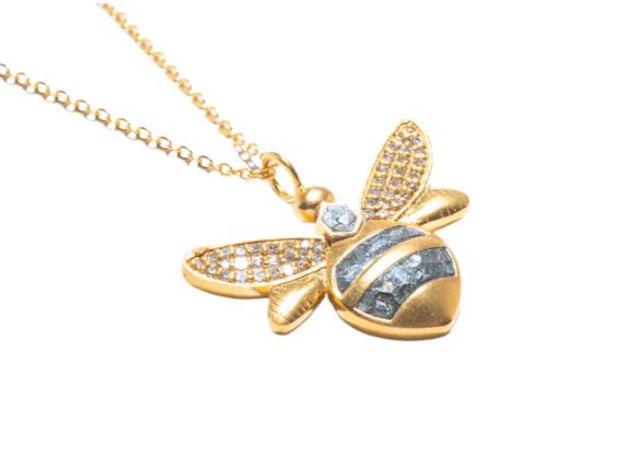 Honeybee Diamond Gold Vermeil Necklace - The Collective Park City