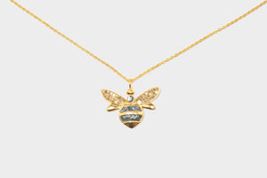 Honeybee Gold Vermeil Pendant Necklace - The Collective Park City