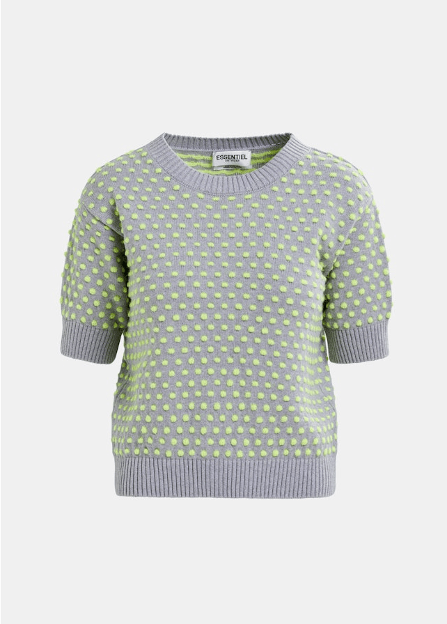 Hopes Jacquard Pullover - Cloud - The Collective Park City