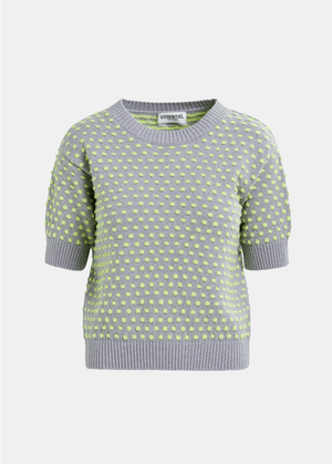 Hopes Jacquard Pullover - Cloud - The Collective Park City