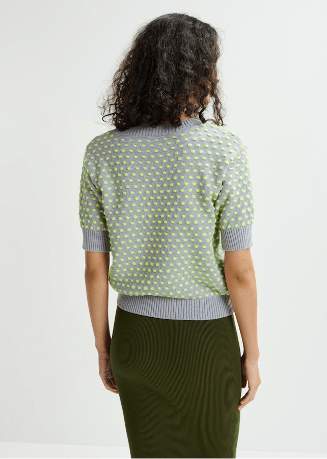 Hopes Jacquard Pullover - Cloud - The Collective Park City