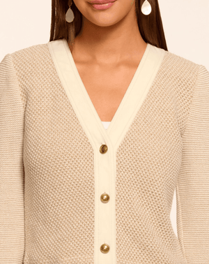 Huda Cotton Tweed Lurex Knit Jacket - The Collective Park City